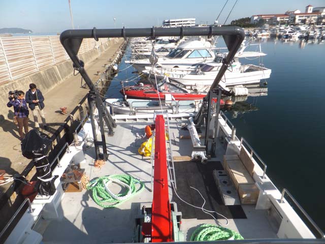 下田　調査作業船　完成　回航　2026/1/7