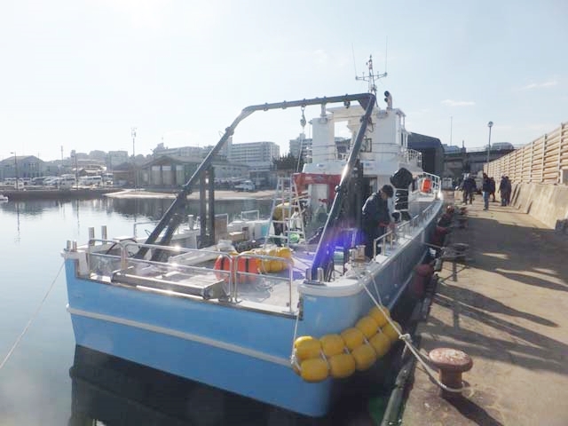 下田　調査作業船　完成　回航　2026/1/7
