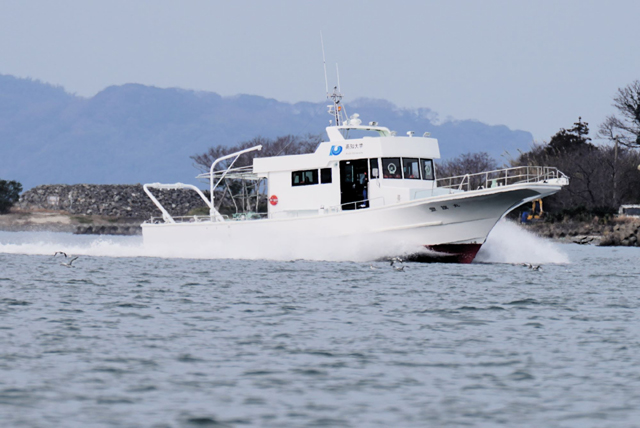 高知大学「豊旗丸」進水、試運転、回航2024./2/17