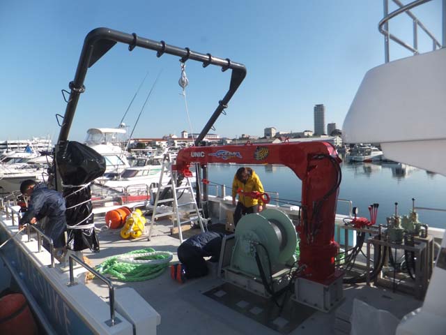 下田　調査作業船　完成　回航　2026/1/7